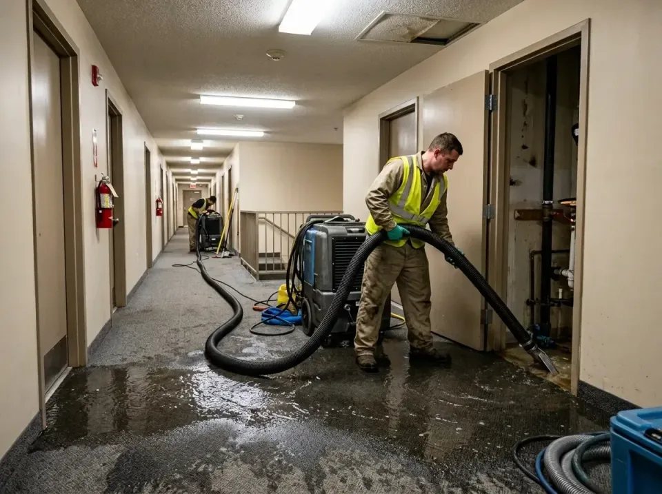 multi-unit-apartment-hallway-f-005 — frequently asked questions, Emergency Burst Pipe Water Extraction & Removal in East Lak…
